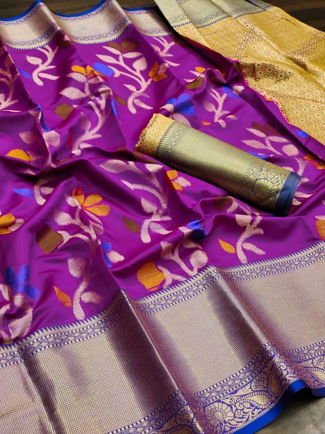 Meera 119 Festive Wear Wholesale Designer Handloom Silk Saree
